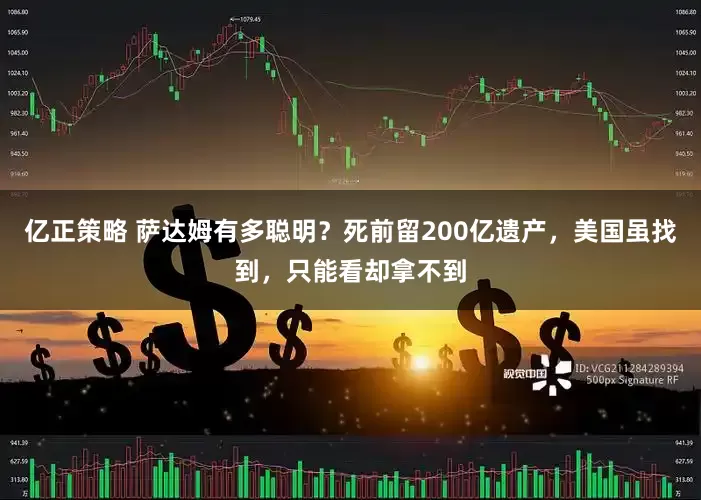 亿正策略 萨达姆有多聪明？死前留200亿遗产，美国虽找到，只能看却拿不到